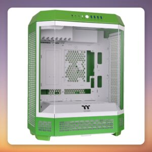 Thermaltake The Tower 600 Light-Year Green ATX Mid-Tower Case, 3x Tempered Glass