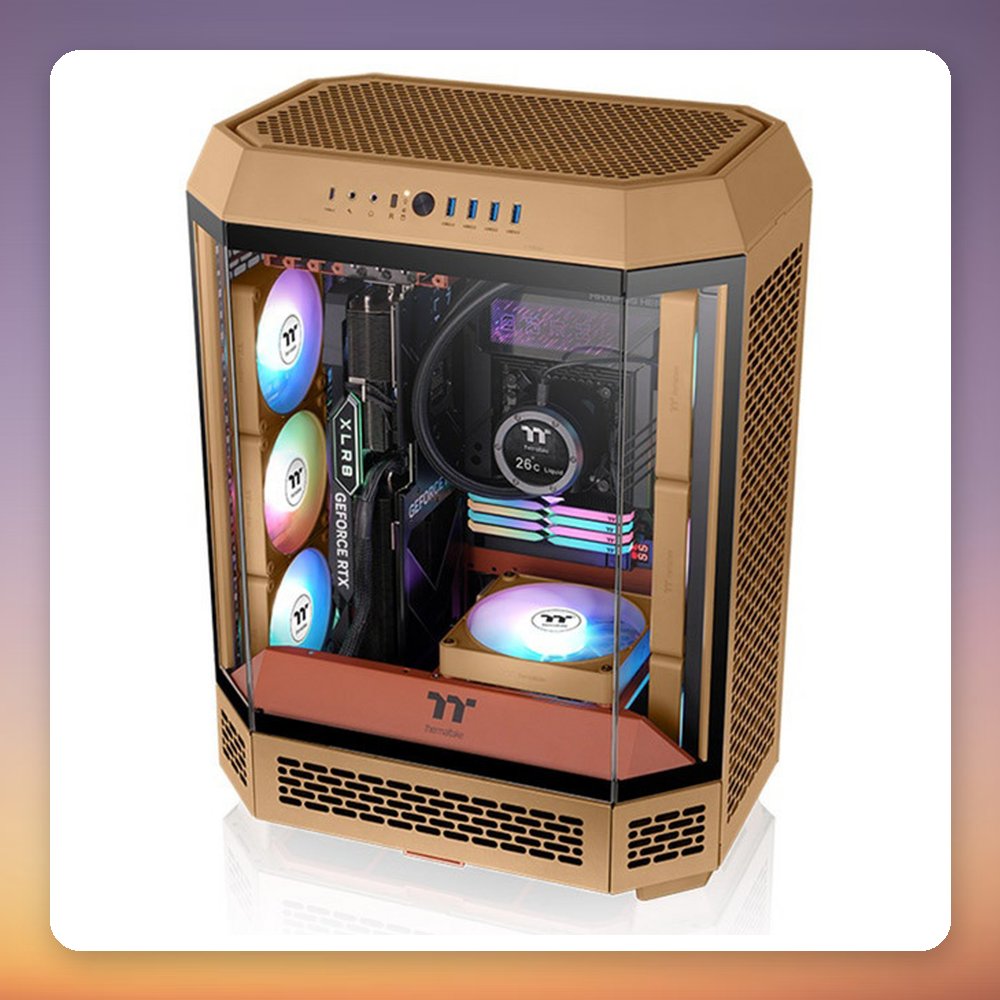 Thermaltake CT140 EX Reverse ARGB Sync 140 mm PWM Fan, Gravel Sand, 3-Pack – image 5