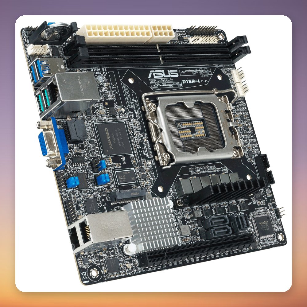 Asus P13R-I Mini-ITX LGA 1700 Server Motherboard, 2x DDR4 ECC, Dual LAN, iKVM – image 2