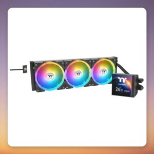 Thermaltake MAGFloe 360 Ultra ARGB Sync 360 mm AIO Liquid Cooler, Black