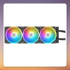 Thermaltake MAGFloe 360 Ultra ARGB Sync 360 mm AIO Liquid Cooler, Black