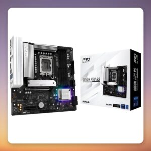 ASRock B860M Pro RS LGA 1851 Intel B860 µATX Motherboard, DDR5