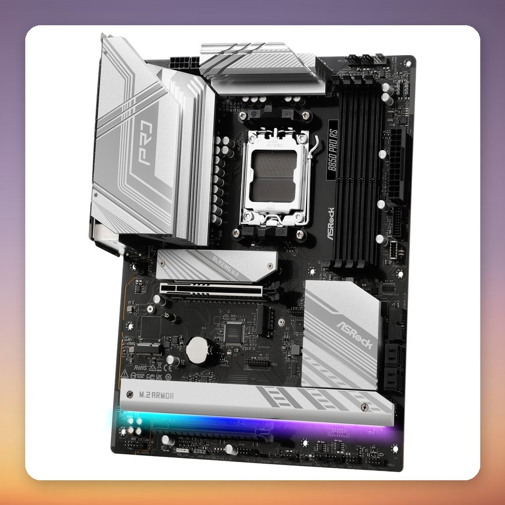 ASRock B850 Pro RS ATX Motherboard, AM5, AMD B850, DDR5, 4x M.2 – image 5