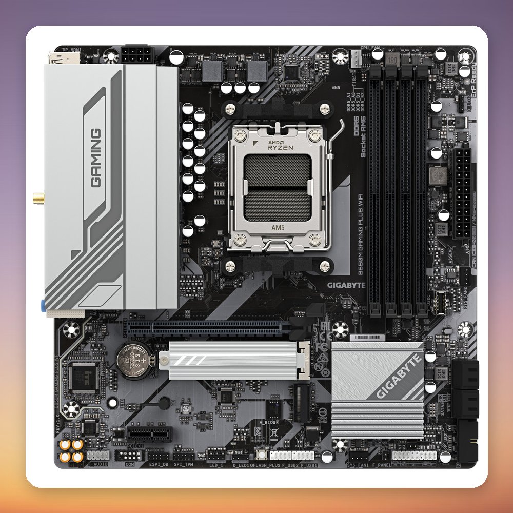 Gigabyte B650M Gaming Plus WIFI AM5 Micro ATX Motherboard, DDR5, Wi-Fi 6E – image 3