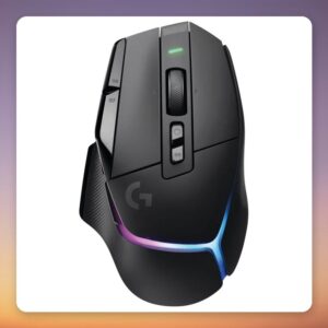 Logitech G502 X Plus Wireless Gaming Mouse, LIGHTSPEED, HERO 25K, Black