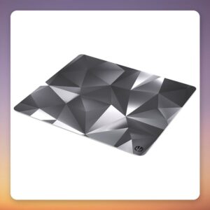 ENDORFY Crystal Black L Gaming Mouse Pad, Black/Grey, 450 x 400 mm
