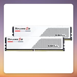 G.Skill Ripjaws S5 32 GB DDR5-6000 CL28 (2×16 GB) Intel XMP, White