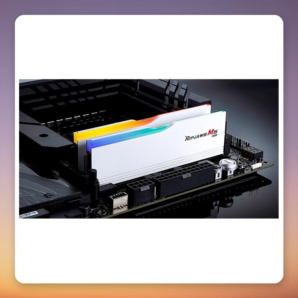 G.Skill Ripjaws M5 RGB 32 GB DDR5-6000 CL28 (2x16 GB) White Intel XMP – image 4