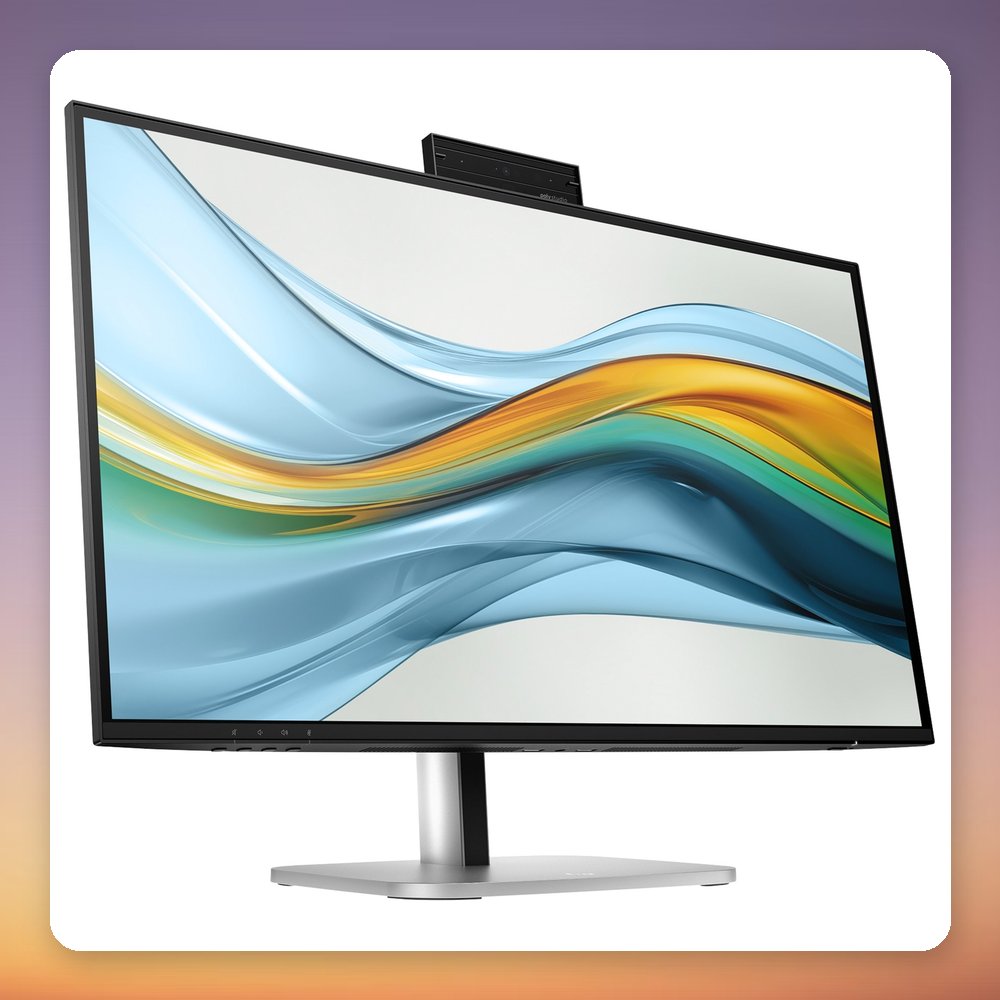 HP 527pm 27-Inch QHD IPS Conferencing Monitor, 100 Hz, USB-C 100W, 5MP Webcam