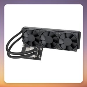 SilverStone XE360-TR5 360 mm AIO Liquid Cooler for AMD sTR5/SP6, Black