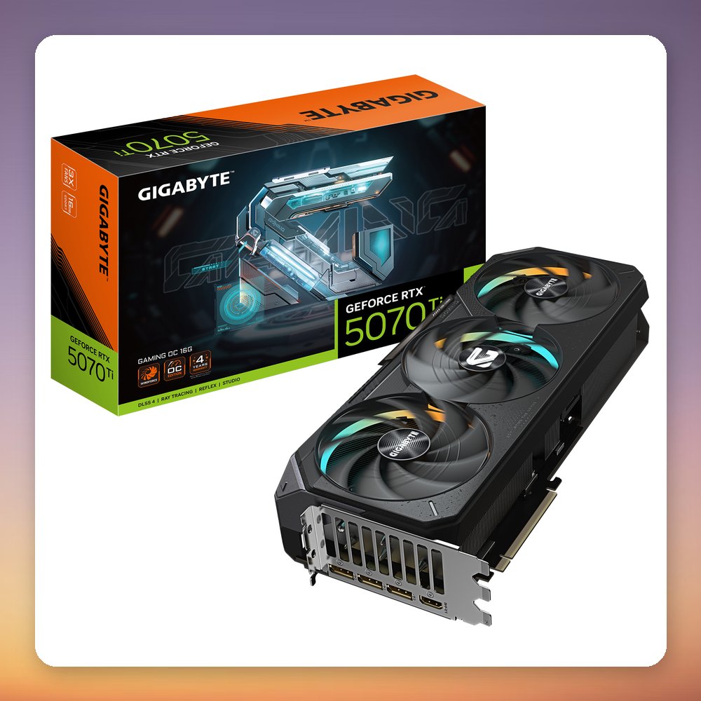 Gigabyte GeForce RTX 5070 Ti Gaming OC 16 GB GDDR7 Graphics Card