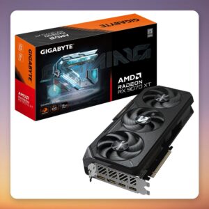 GigaByte Radeon RX 9070 XT Gaming OC 16 GB GDDR6 Graphics Card, WINDFORCE 3X