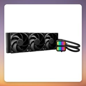 be quiet! Silent Loop 3 420 mm AIO Liquid CPU Cooler, Black, Refillable, ARGB