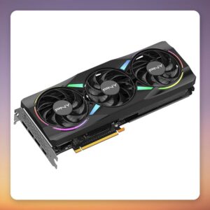 PNY GeForce RTX 5070 ARGB OC 12 GB GDDR7 Graphics Card, 3x DisplayPort 2.1b, 1x HDMI 2.1b