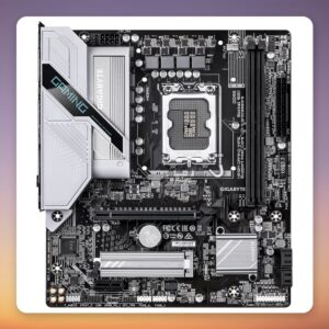 Gigabyte H810M Gaming WiFi 6 Micro ATX Motherboard, LGA 1851, DDR5, Intel H810