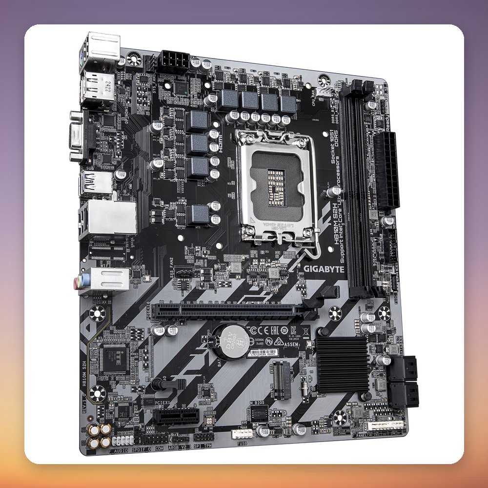 Gigabyte H810M S2H Intel H810 LGA 1851 DDR5 micro ATX Motherboard – image 3
