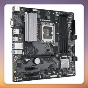 Gigabyte B760M D3HP Micro-ATX Motherboard, LGA 1700, Intel B760, DDR5