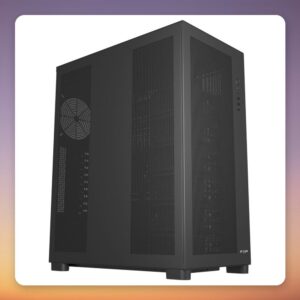 Fortron U500 Full Tower Case, E-ATX, 5x 120 mm PWM Fans, Mesh Front, Black