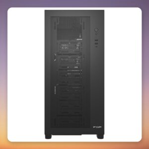 Fortron U500 Full Tower Case, E-ATX, 5x 120 mm PWM Fans, Mesh Front, Black