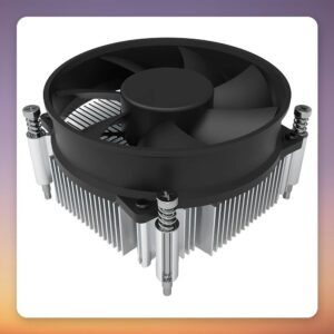 EKL 22225 Low-Profile CPU Cooler, LGA1700, 65W TDP, 55 mm Height, PWM