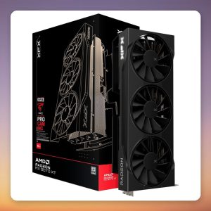 XFX Radeon RX 9070 XT Swift 16 GB GDDR6 Graphics Card, Black, RDNA 4