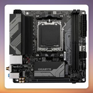 GigaByte A620I AX Mini-ITX AM5 Motherboard, AMD A620, DDR5, Wi-Fi 6E
