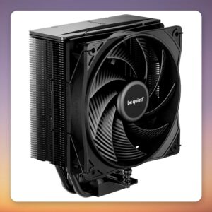 be quiet! Pure Rock 3 Black 120 mm CPU Air Cooler, 190W TDP, 4 Heatpipes