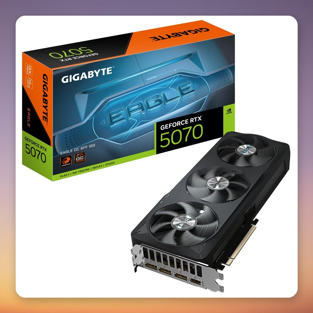 GigaByte GeForce RTX 5070 EAGLE OC SFF 12G GDDR7 Graphics Card