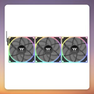 Thermaltake TOUGHFAN EX 140 ARGB Sync 140 mm Case Fan, Black, 3-Pack