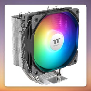 Thermaltake UX400 ARGB Sync 120 mm CPU Air Cooler, Black, 4 Heatpipes