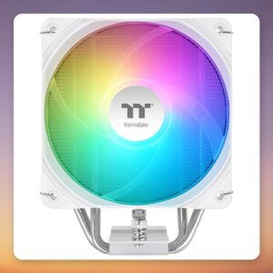 Thermaltake UX400 ARGB Sync White 120 mm CPU Cooler, 4 Heatpipes, 200W TDP
