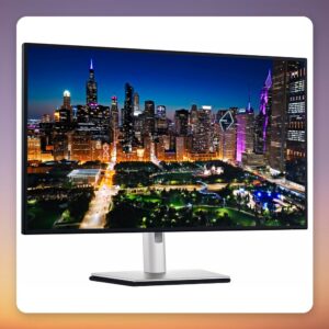 Dell UltraSharp U3225QE 32 Inch 4K 120Hz IPS Black Monitor, Thunderbolt 4