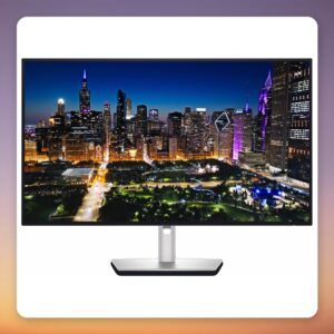 Dell UltraSharp U3225QE 32 Inch 4K 120Hz IPS Black Monitor, Thunderbolt 4