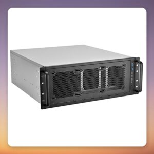 SilverStone RM45-360 4U Rackmount Server Case, Black, E-ATX/SSI-EEB, 360 mm Radiator Support