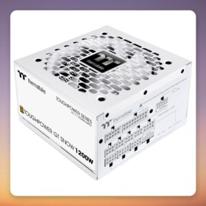 Thermaltake Toughpower GT Snow 1200W 80 PLUS Gold ATX 3.1 Fully Modular PSU, White