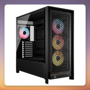 Corsair FRAME 5000D RS ARGB E-ATX Mid Tower Case, Black, Tempered Glass