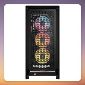 Corsair FRAME 5000D RS ARGB E-ATX Mid Tower Case, Black, Tempered Glass