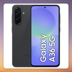 Samsung Galaxy A36 5G 128 GB 6 GB RAM Dual SIM Smartphone, Awesome Black