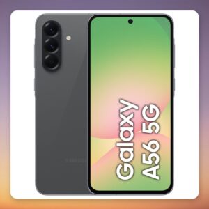 Samsung Galaxy A56 5G 128 GB Dual SIM Smartphone, 8 GB RAM, Awesome Graphite