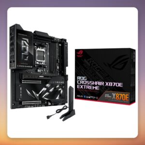 Asus ROG Crosshair X870E Extreme AM5 E-ATX Motherboard, DDR5, Wi-Fi 7, 10 GbE
