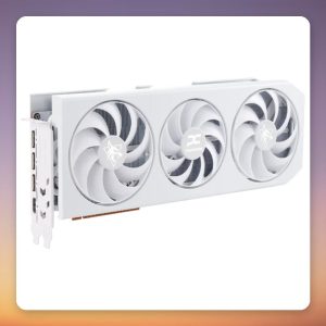 PowerColor Radeon RX 9070 XT Hellhound Spectral White OC 16 GB GDDR6 Graphics Card