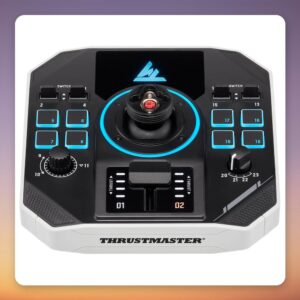 Thrustmaster Sol-R 1 Flightstick, Black/White, Wired USB, 3-Axis H.E.A.R.T.