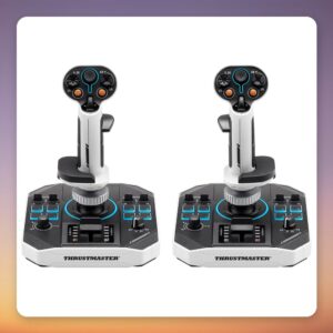 Thrustmaster Sol-R 2 HOSAS Space Sim Duo Flight Sticks, Black/White