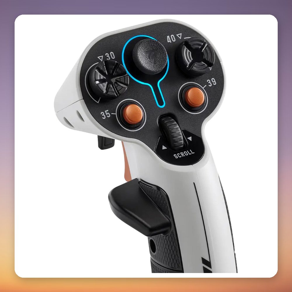 Thrustmaster Sol-R 2 HOSAS Space Sim Duo Flight Sticks, Black/White – image 3