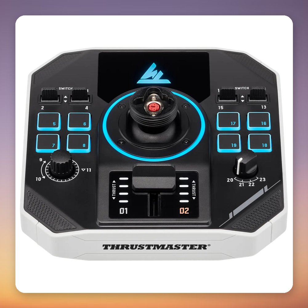 Thrustmaster Sol-R 2 HOSAS Space Sim Duo Flight Sticks, Black/White – image 4
