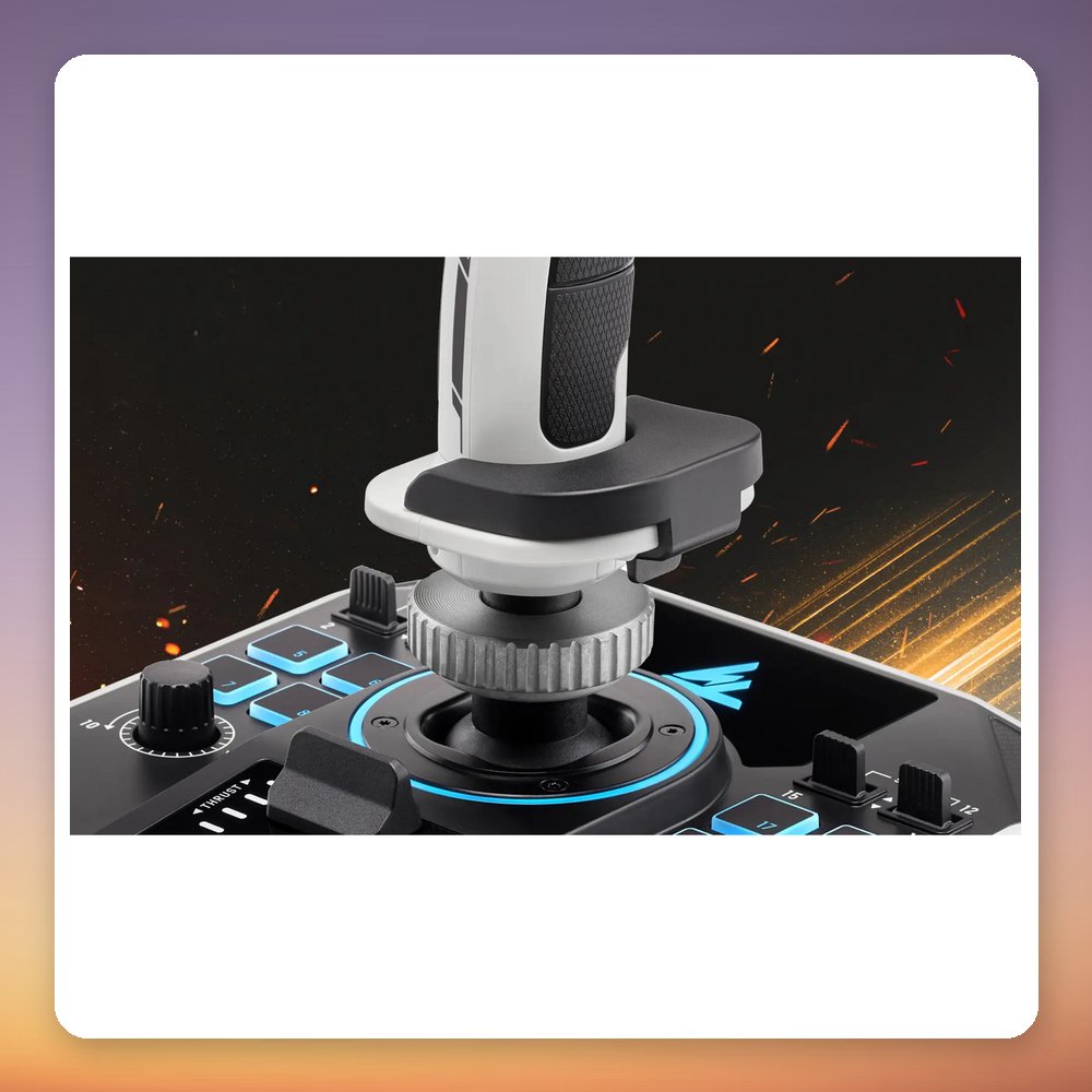 Thrustmaster Sol-R 2 HOSAS Space Sim Duo Flight Sticks, Black/White – image 5