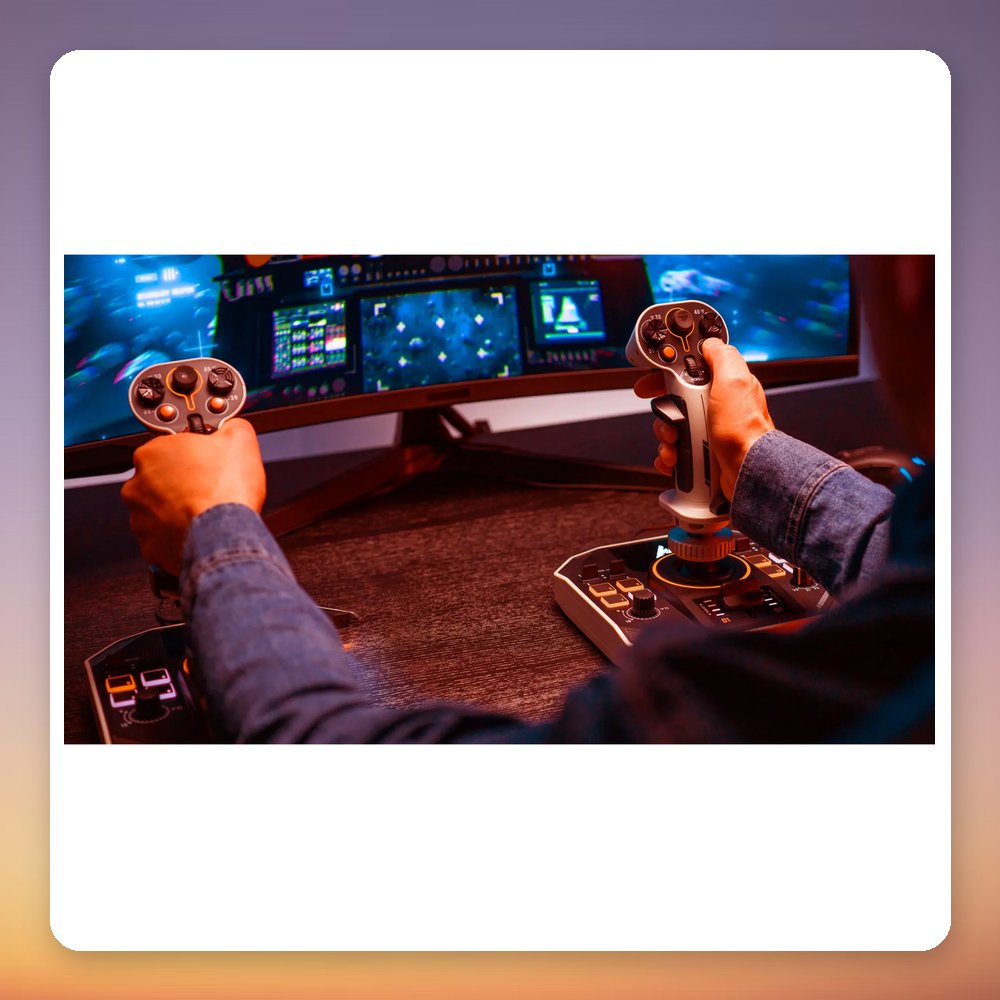 Thrustmaster Sol-R 2 HOSAS Space Sim Duo Flight Sticks, Black/White – image 6