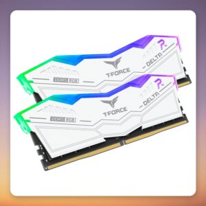 Team Group Delta RGB 32 GB DDR5-6000 CL30 (2×16 GB) Intel XMP, White