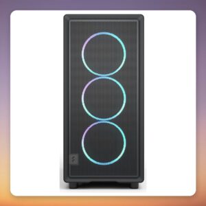 Fractal Design Epoch TG RGB ATX Mid Tower Case, Black, Tempered Glass