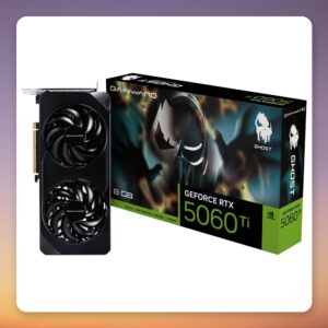 Gainward GeForce RTX 5060 Ti Ghost 8GB GDDR7 Graphics Card, 3x DisplayPort 2.1b, HDMI 2.1b